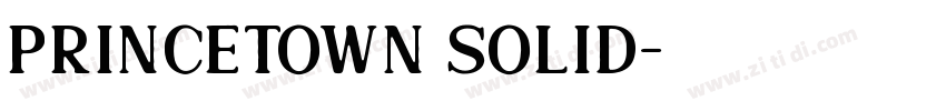 Princetown Solid字体转换